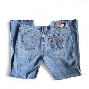 Levi's 515 Women's 14M 32x32 Medium Wash Cotton Western Cowgirl Blue Jeans